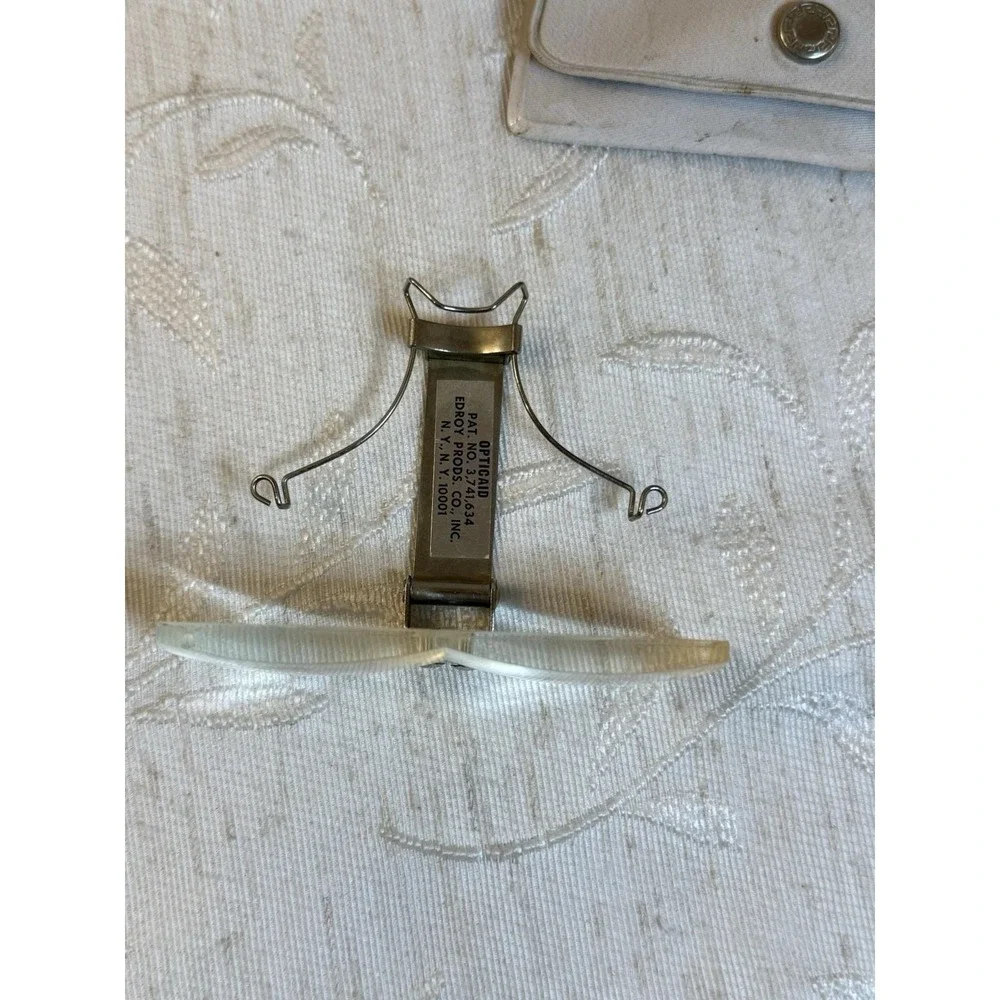 Vintage 1970s Edroy Opticaid Clip-On Magnifier – Original Case Included. Loupe